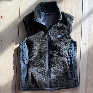 Patagonia Brown Sherpa Fleece Vest